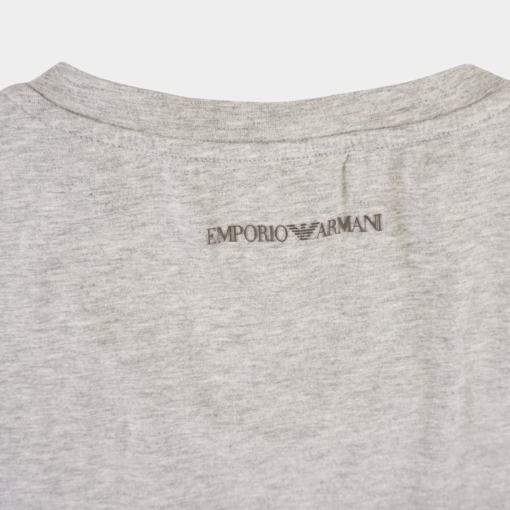 Emporio Armani Сива Тениска с Графика