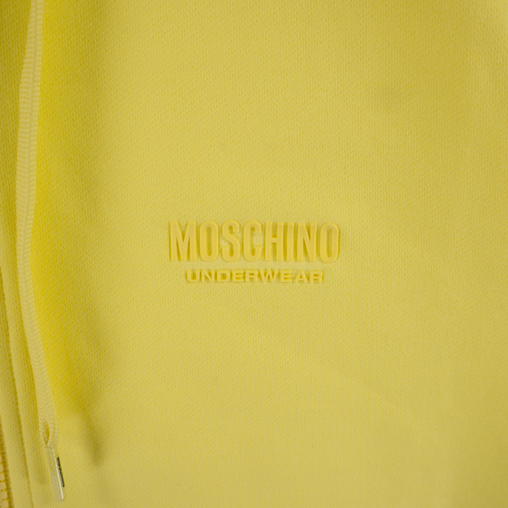 Moschino Жълт Суичър с Цип
