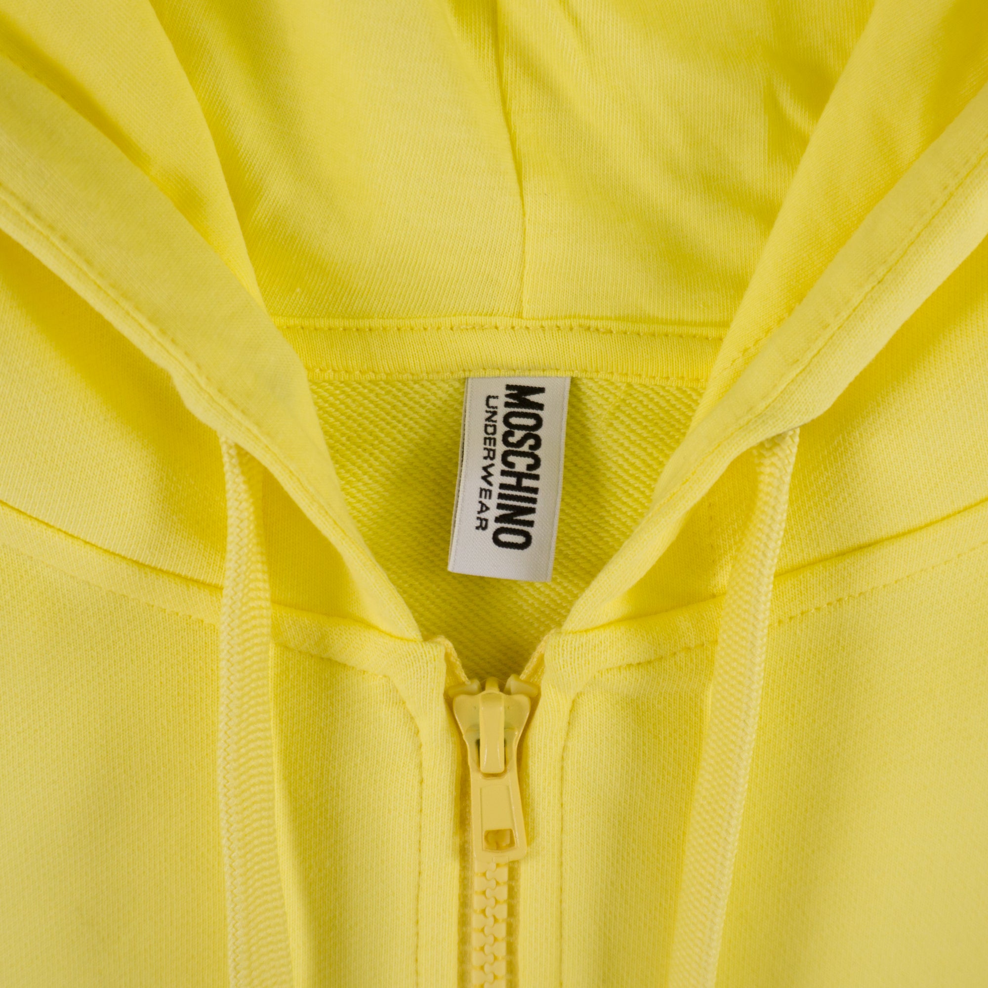 Moschino Жълт Суичър с Цип