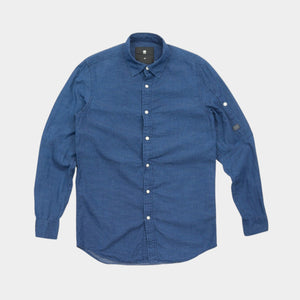 G-Star Raw Синя Риза с Дълъг Ръкав