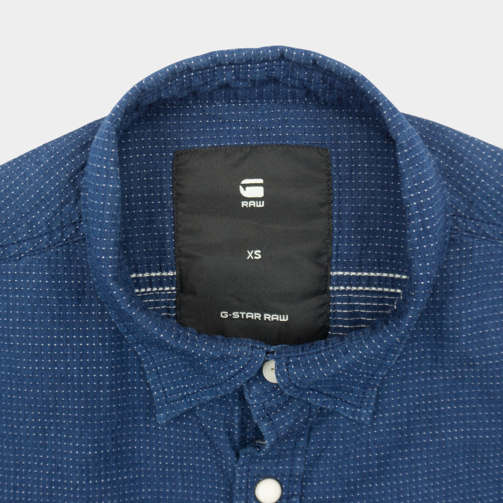 G-Star Raw Синя Риза с Дълъг Ръкав
