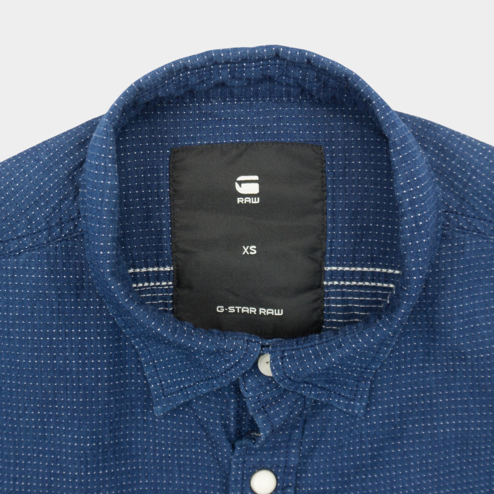 G-Star Raw Синя Риза с Дълъг Ръкав