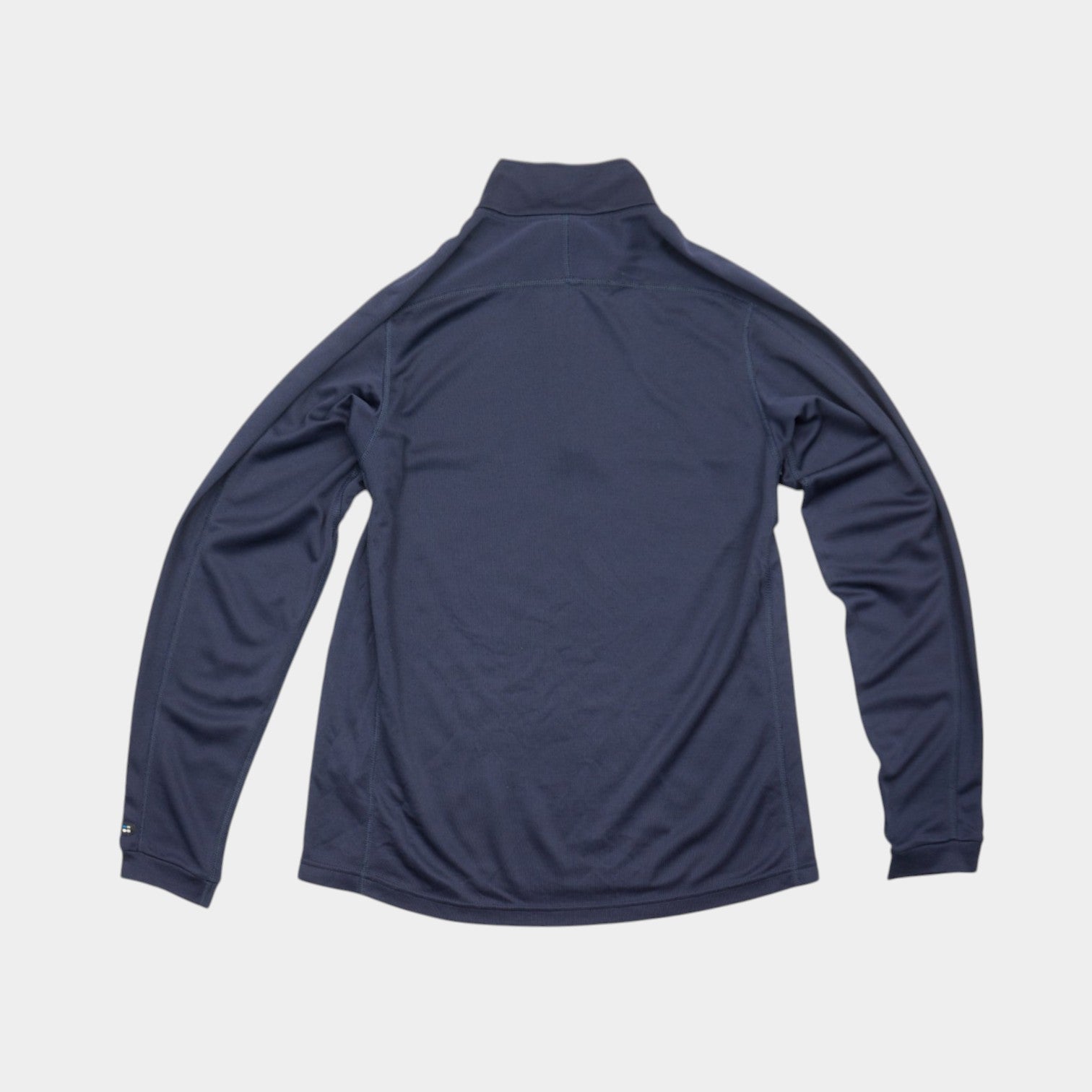 Nike Vintage Тъмно Синя Блуза от 90те с Бродирано Лого