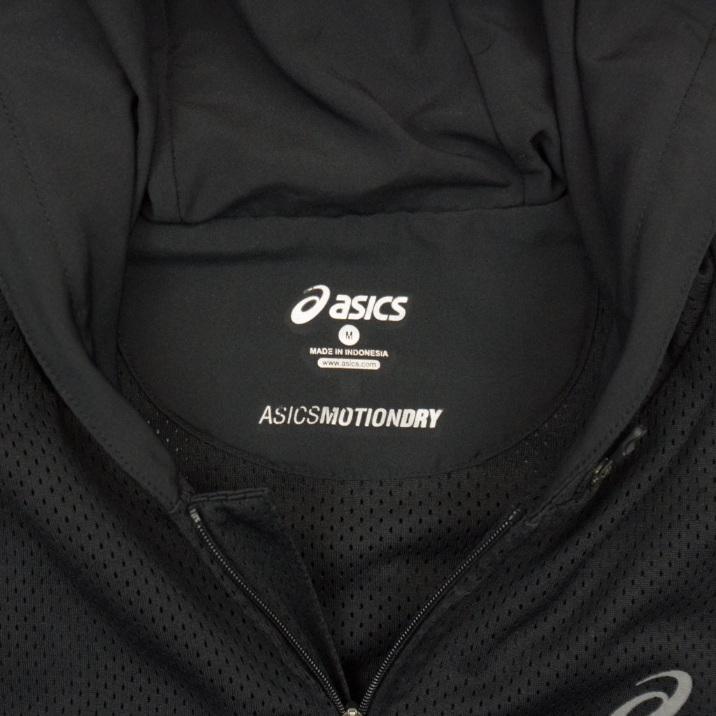 Asics Черен Елек с Качулка