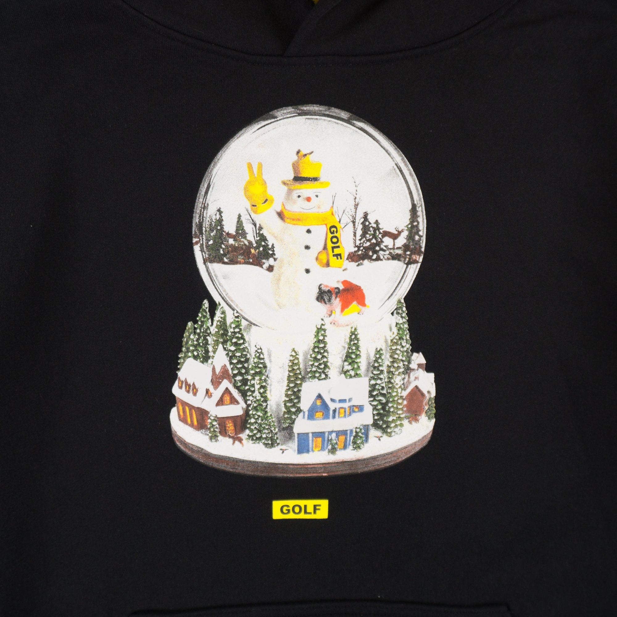 Golf Wang Черен Суичър с Графика
