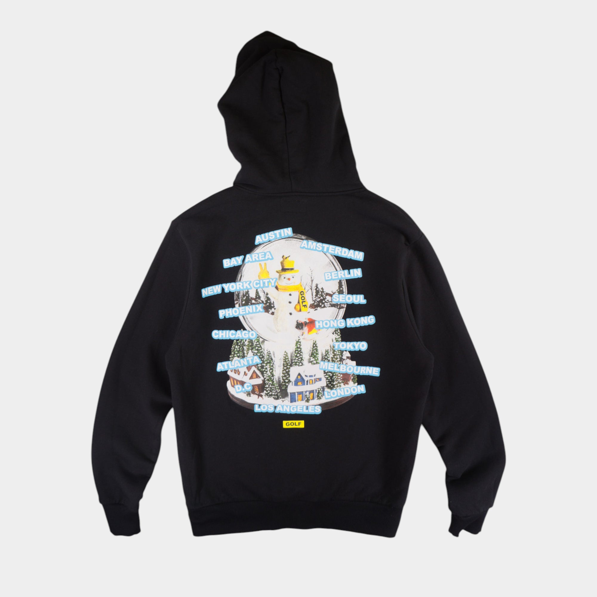 Golf Wang Черен Суичър с Графика