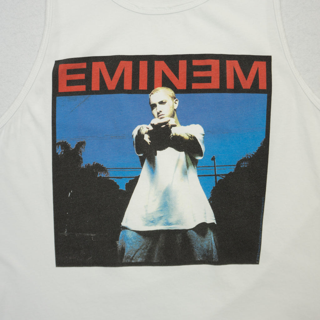 ASOS X Eminem Бял Потник с Графика