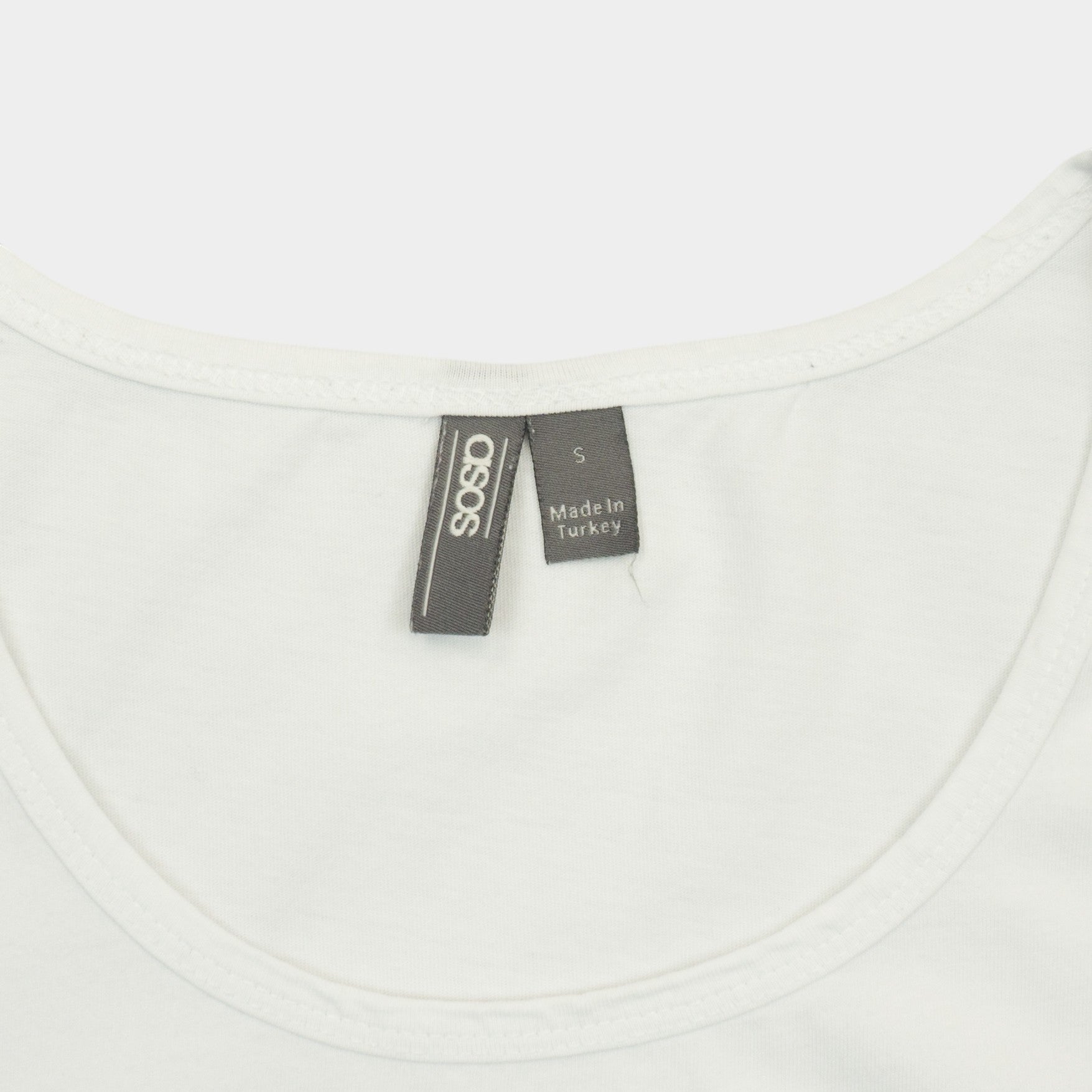 ASOS X Eminem Бял Потник с Графика