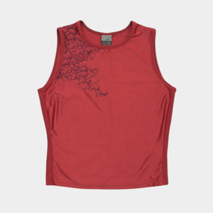 Nike Dri-Fit Vintage Y2K Silver Tag Червен Потник