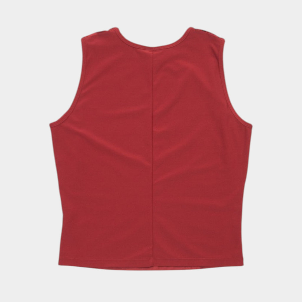 Nike Dri-Fit Vintage Y2K Silver Tag Червен Потник