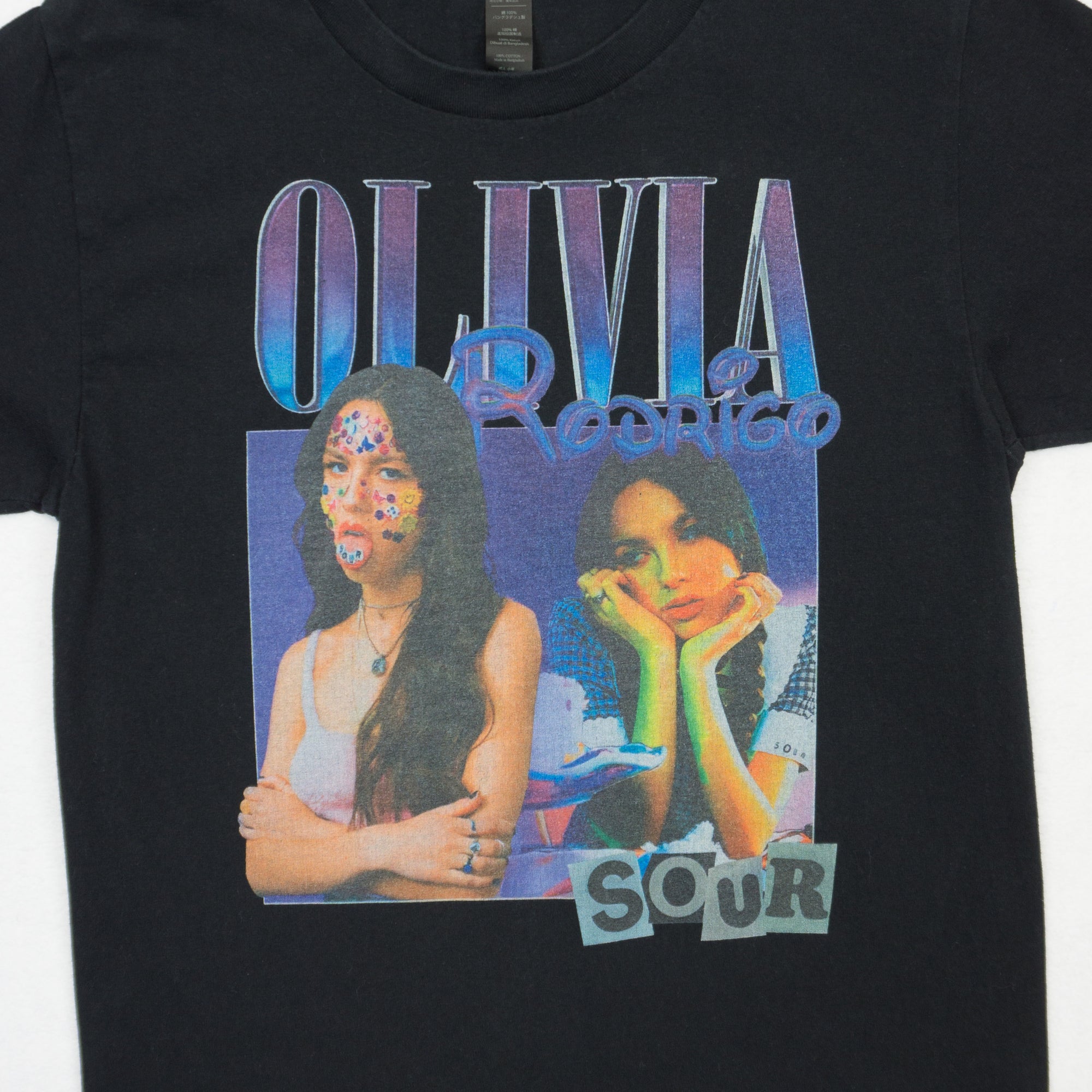 Olivia Rodrigo Sour Черна Тениска с Графика