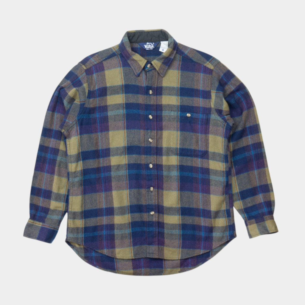 Woolrich Вълнена Карирана Връхна Риза