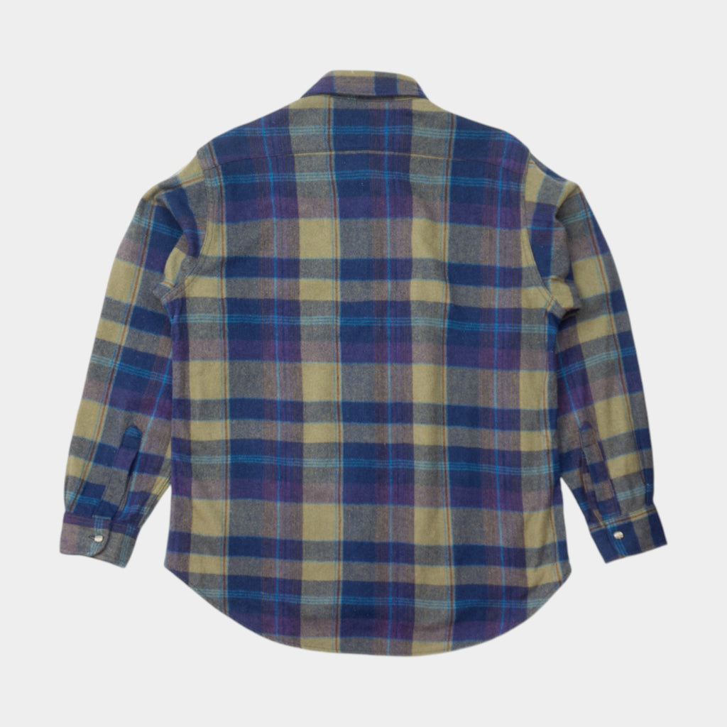 Woolrich Вълнена Карирана Връхна Риза