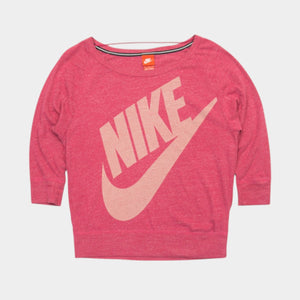 Nike Розова Блуза с Голямо Лого