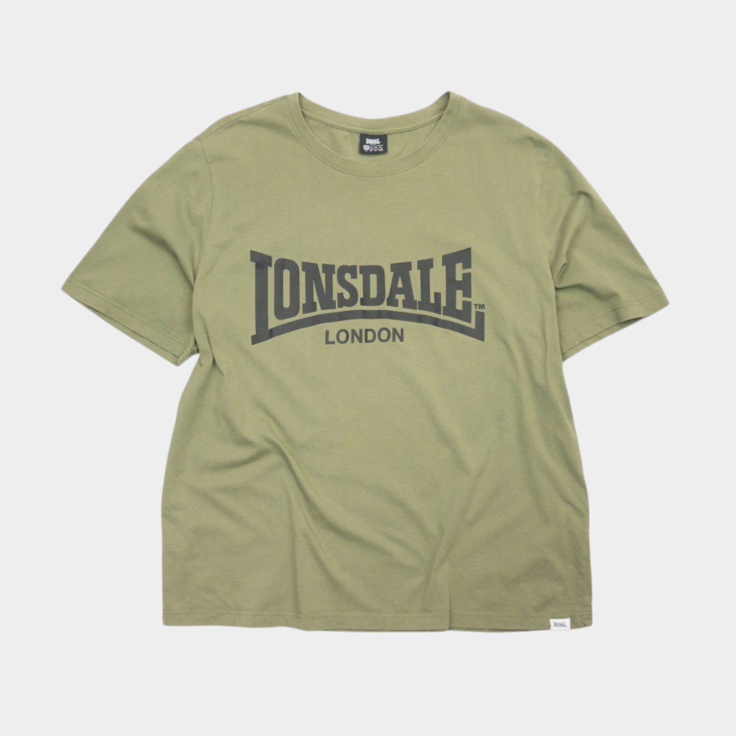 Lonsdale Зелена Тениска с Голямо Лого