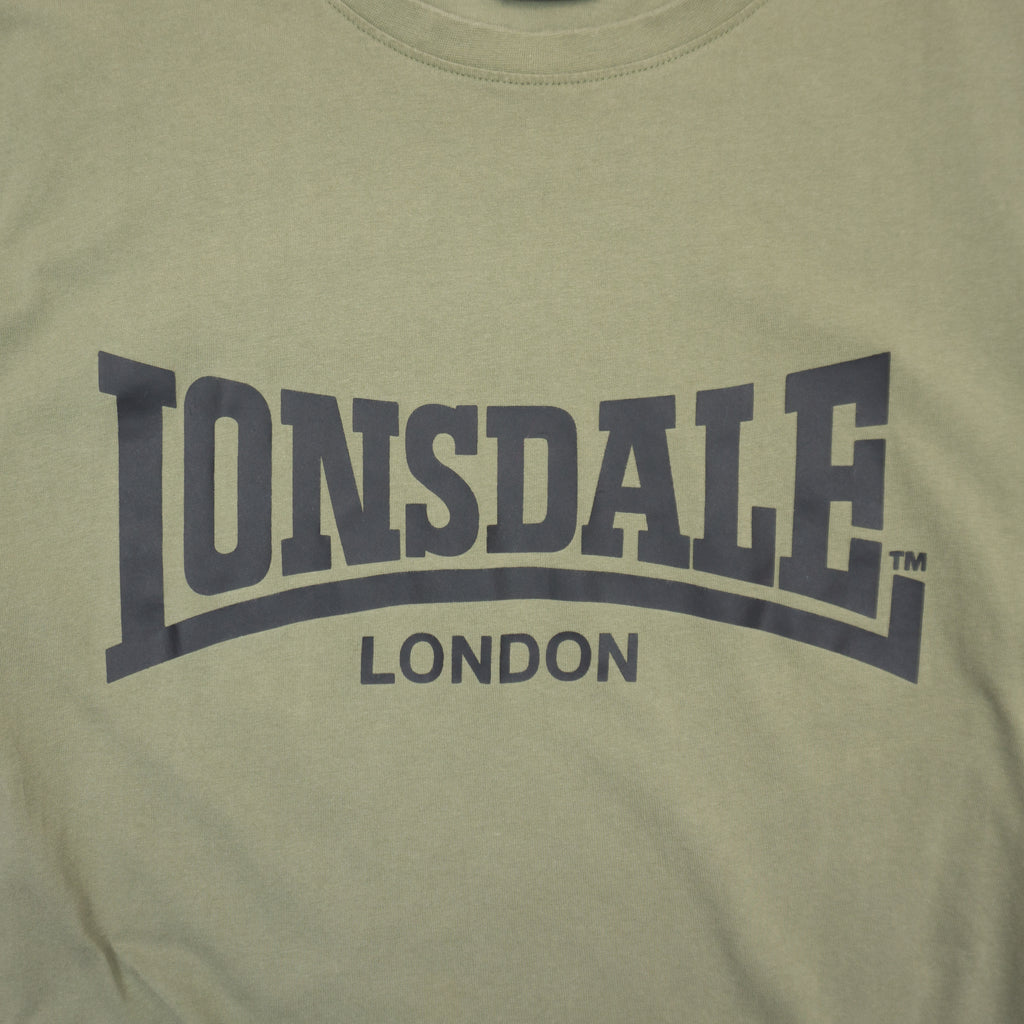 Lonsdale Зелена Тениска с Голямо Лого
