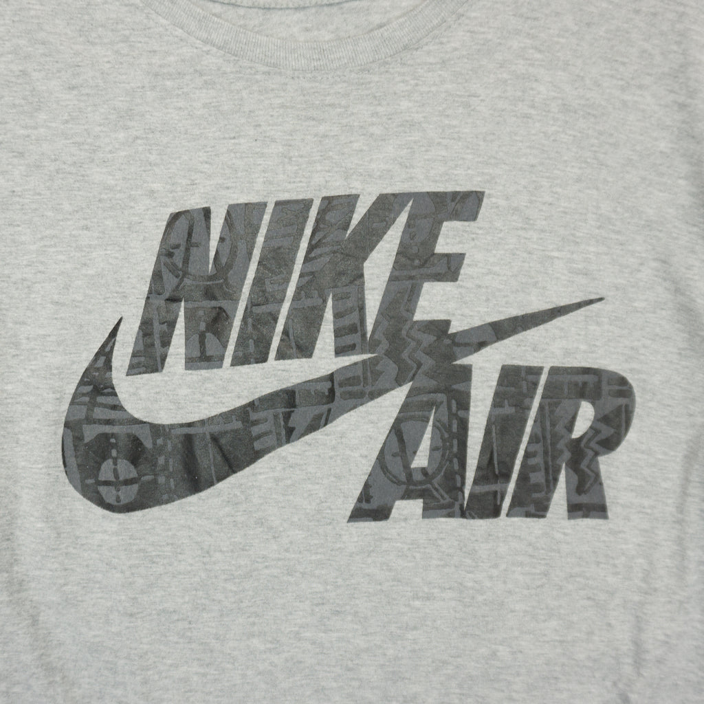 Nike Air Сива Тениска с Голямо Лого