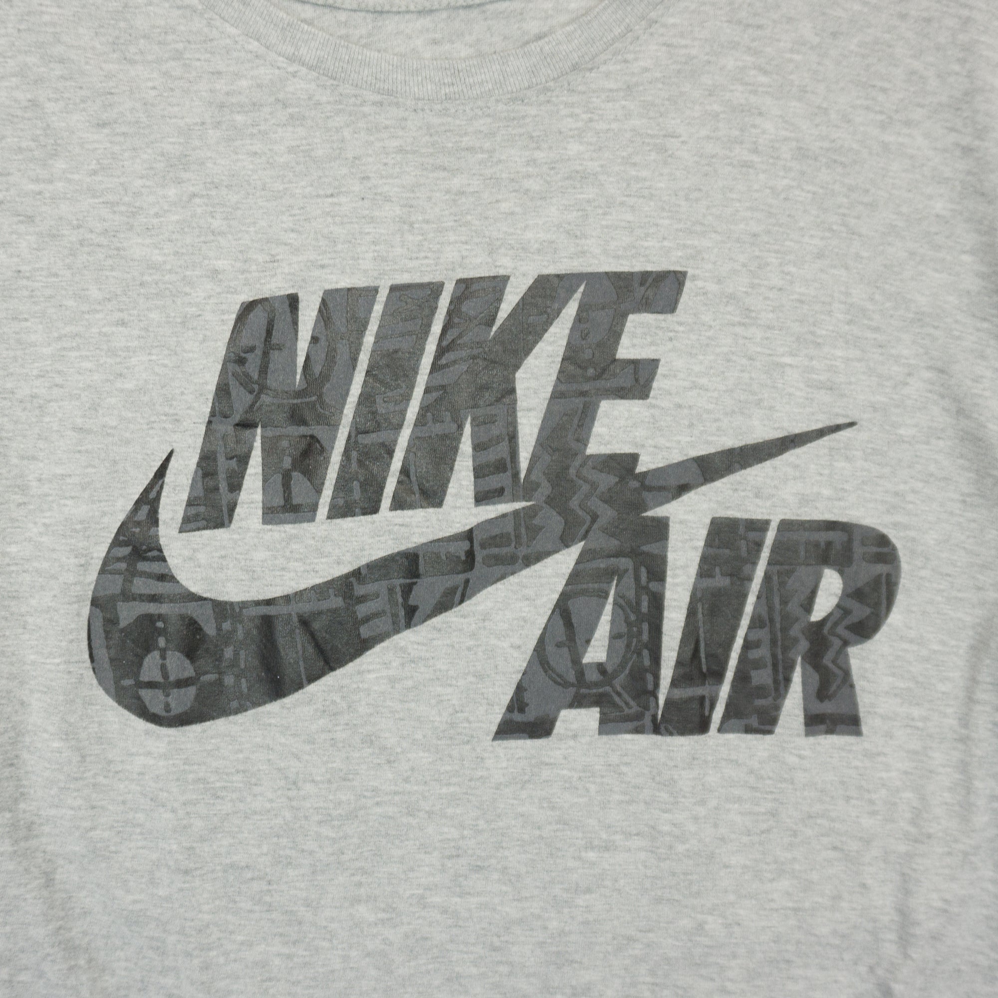 Nike Air Сива Тениска с Голямо Лого