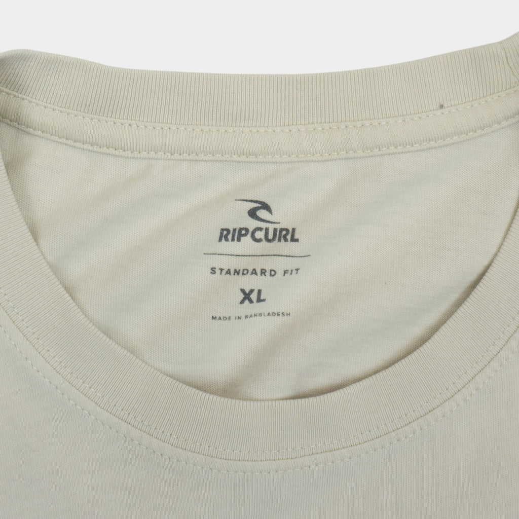 Rip Curl Бежова Тениска с Графика