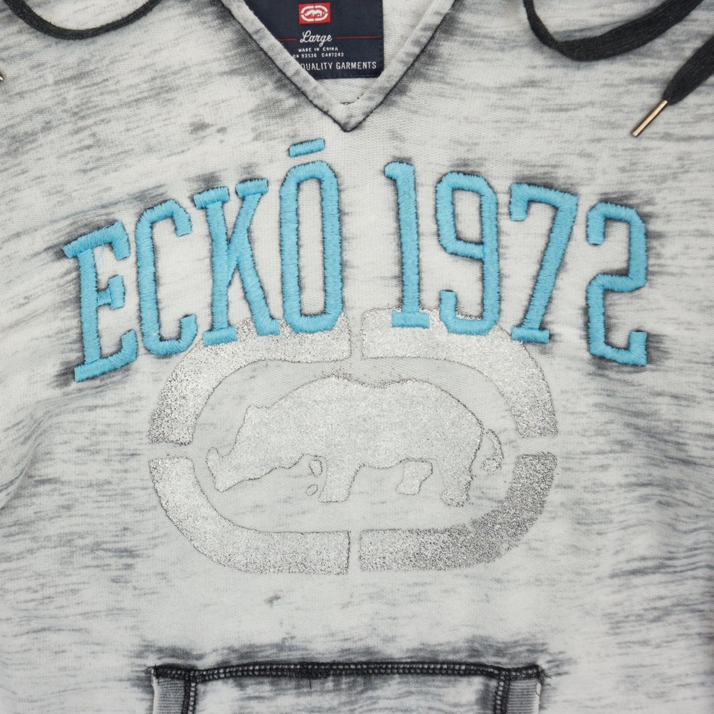 Ecko Unltd. Y2K Сив Суичър с Голямо Лого