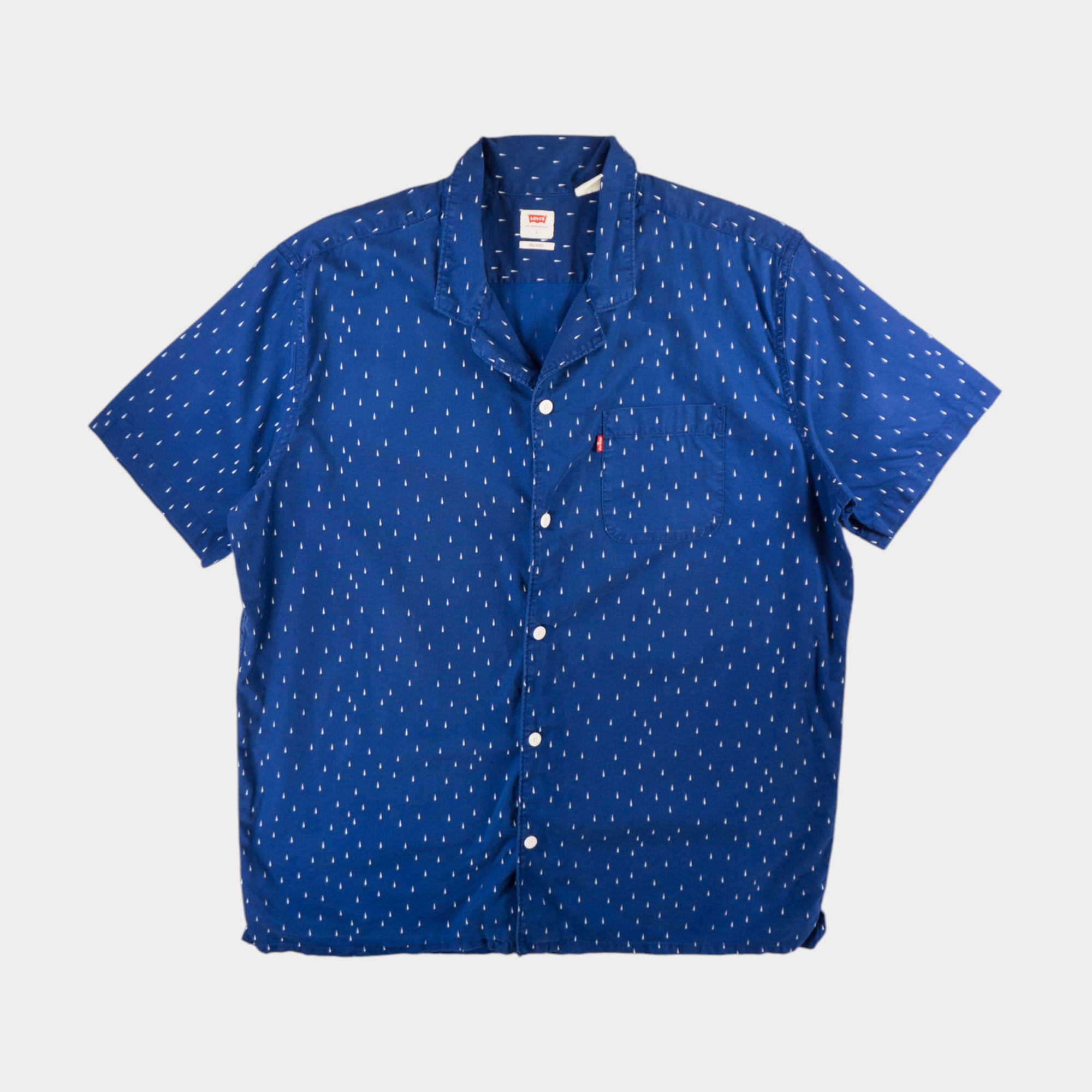 Levi’s Синя Риза с Къс Ръкав