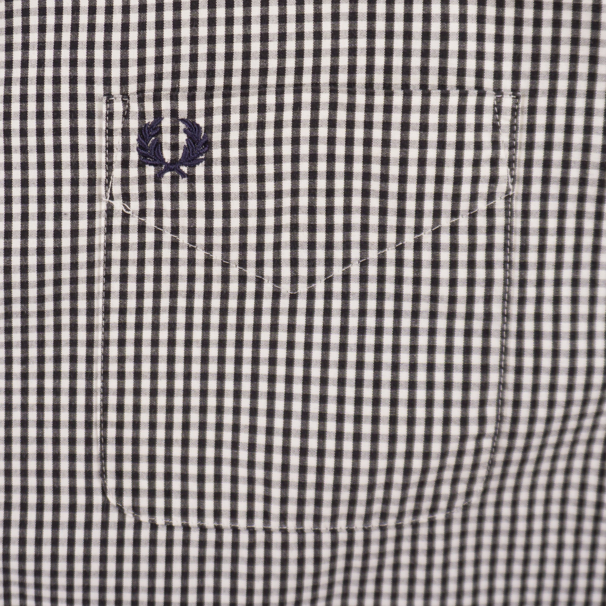 Fred Perry Карирана Риза с Къс Ръкав