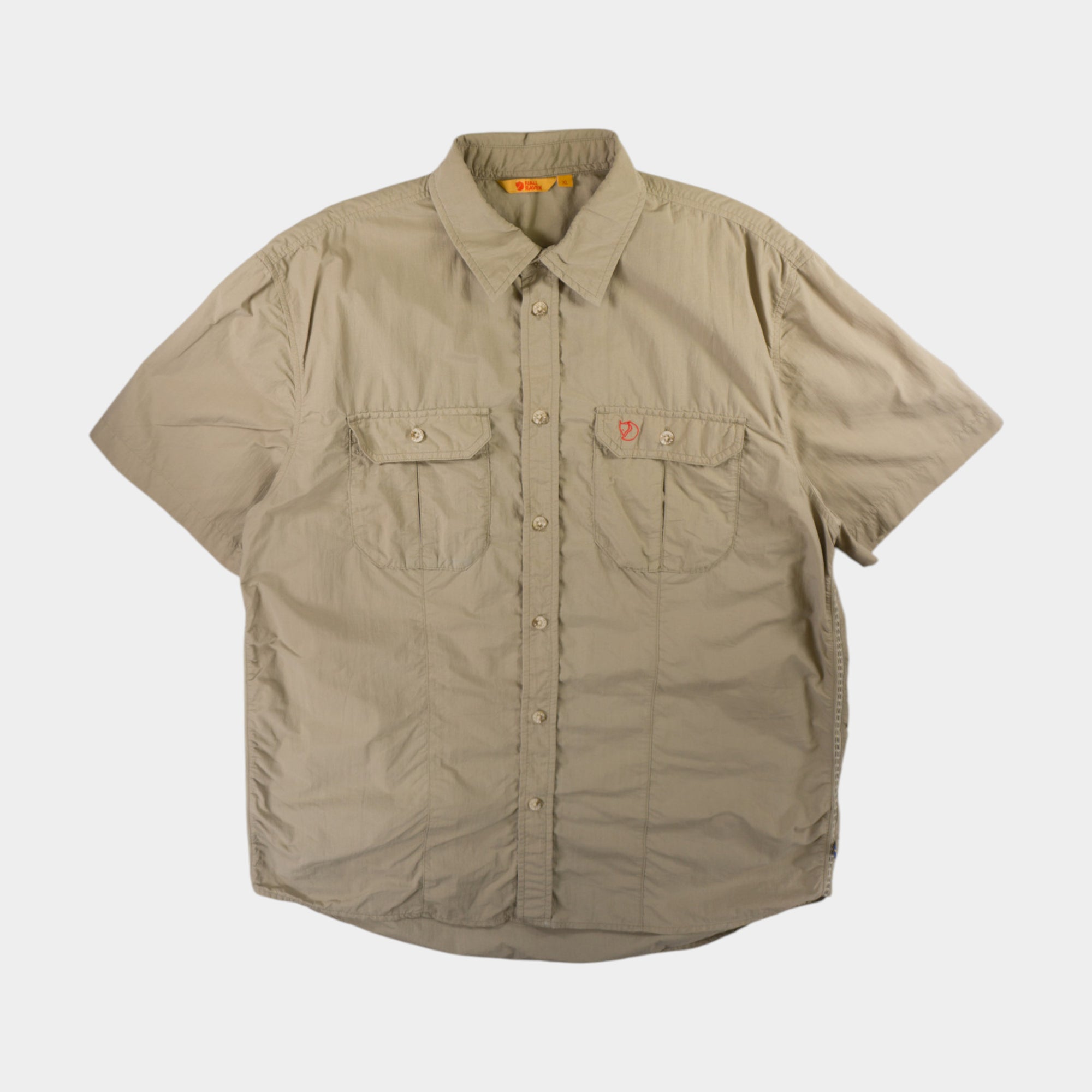 Fjallraven Бежова Риза с Къс Ръкав