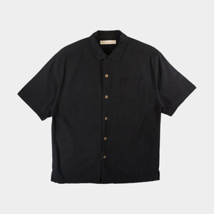 Tommy Bahama Черна Риза с Къс Ръкав