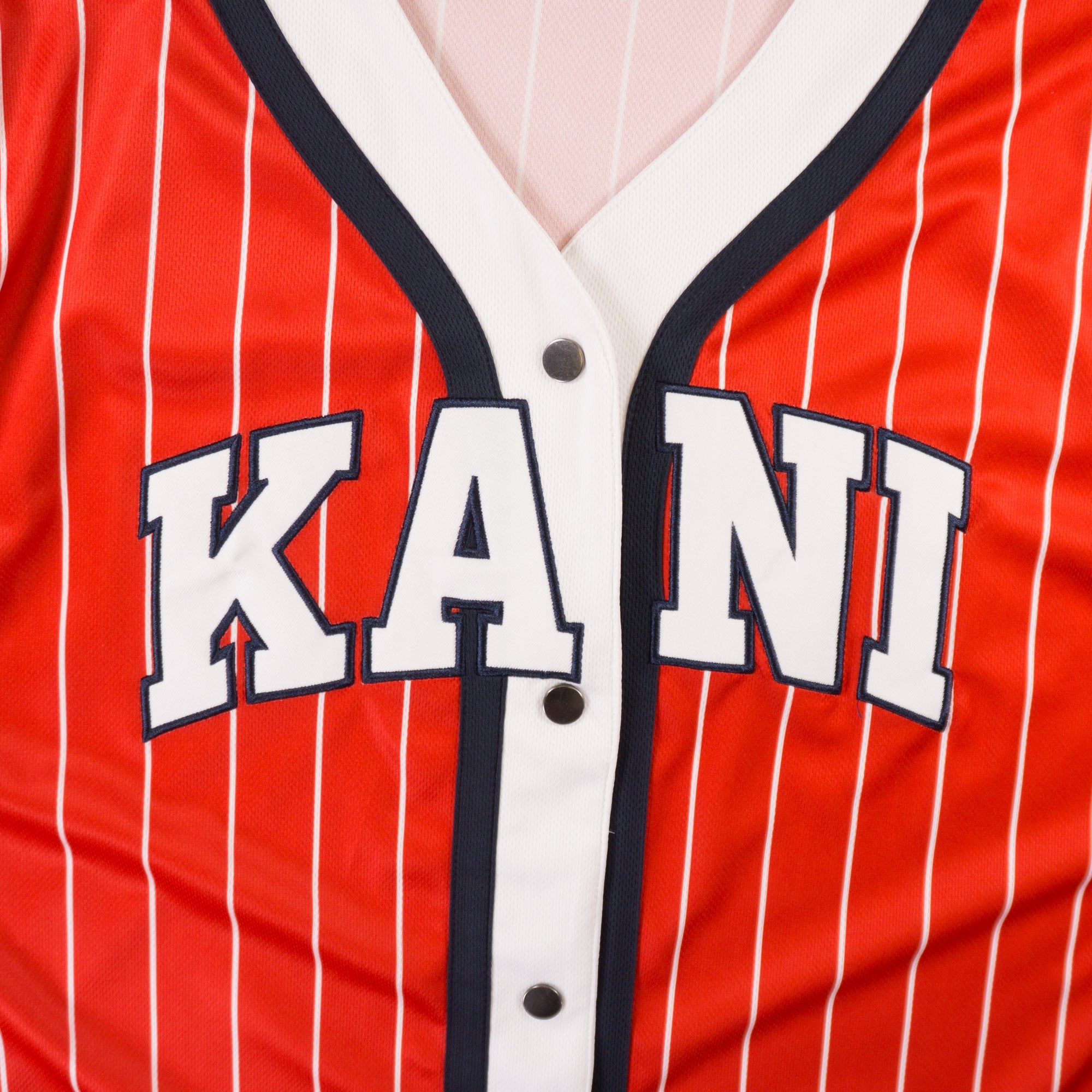 Karl Kani Червено Джърси с Копчета