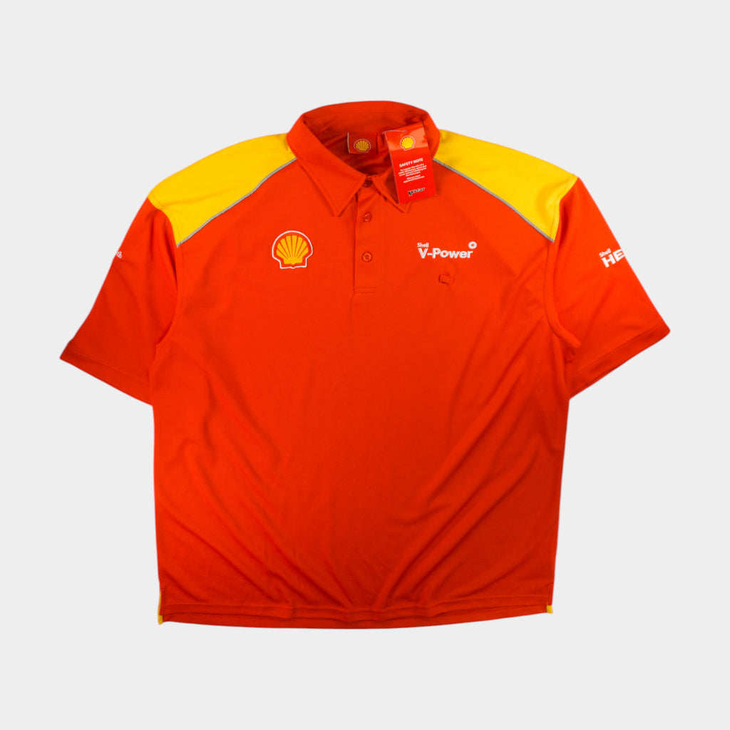 Wstar x Shell Червена Тениска с Яка