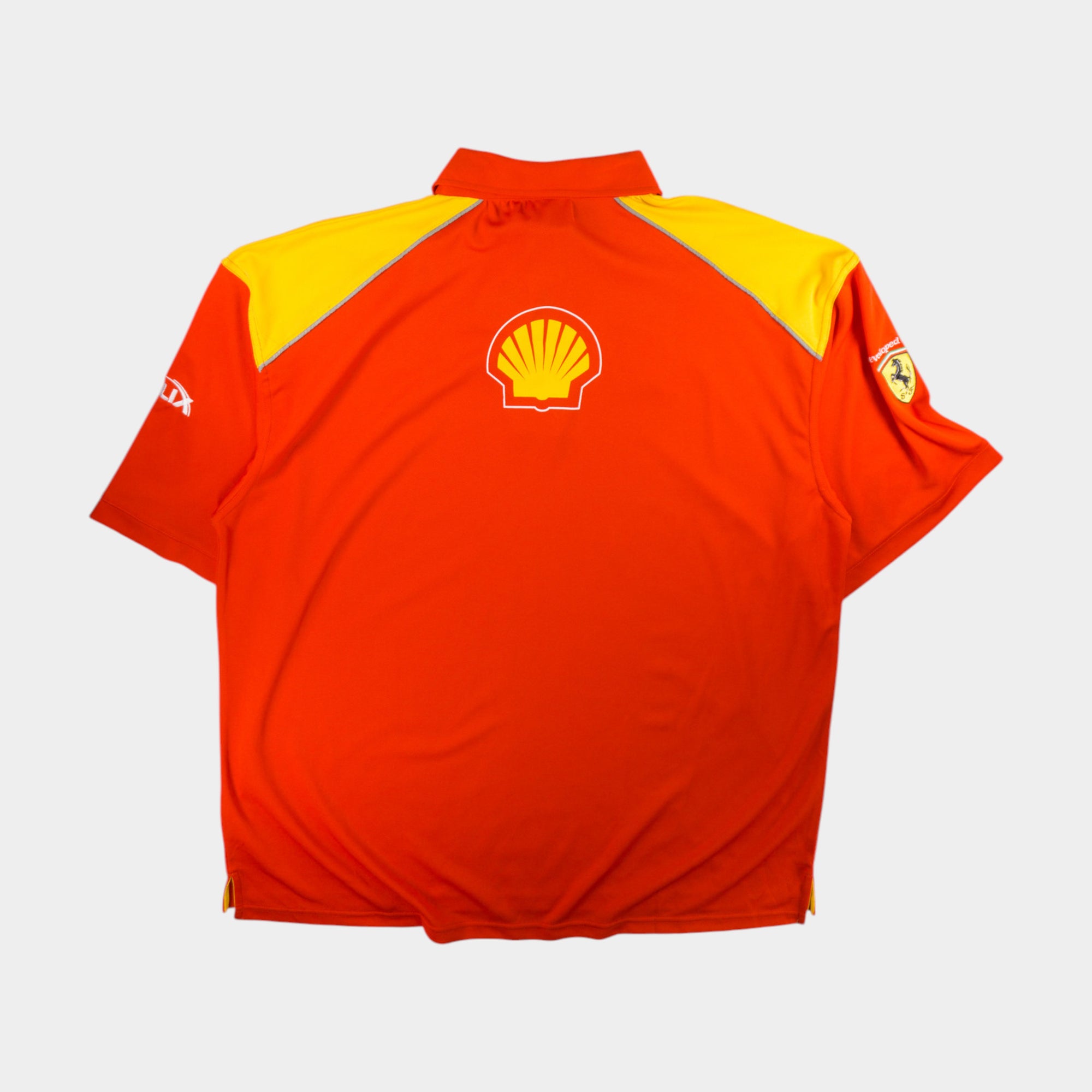 Wstar x Shell Червена Тениска с Яка