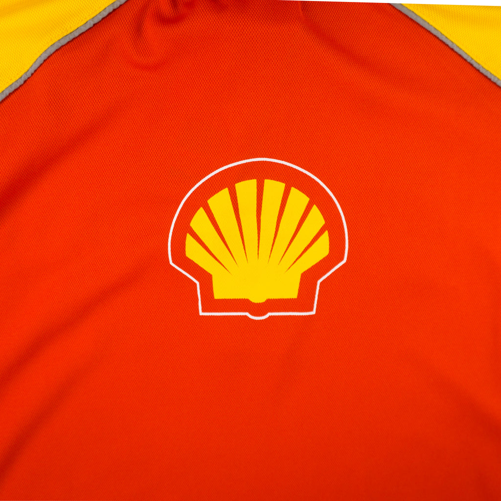 Wstar x Shell Червена Тениска с Яка