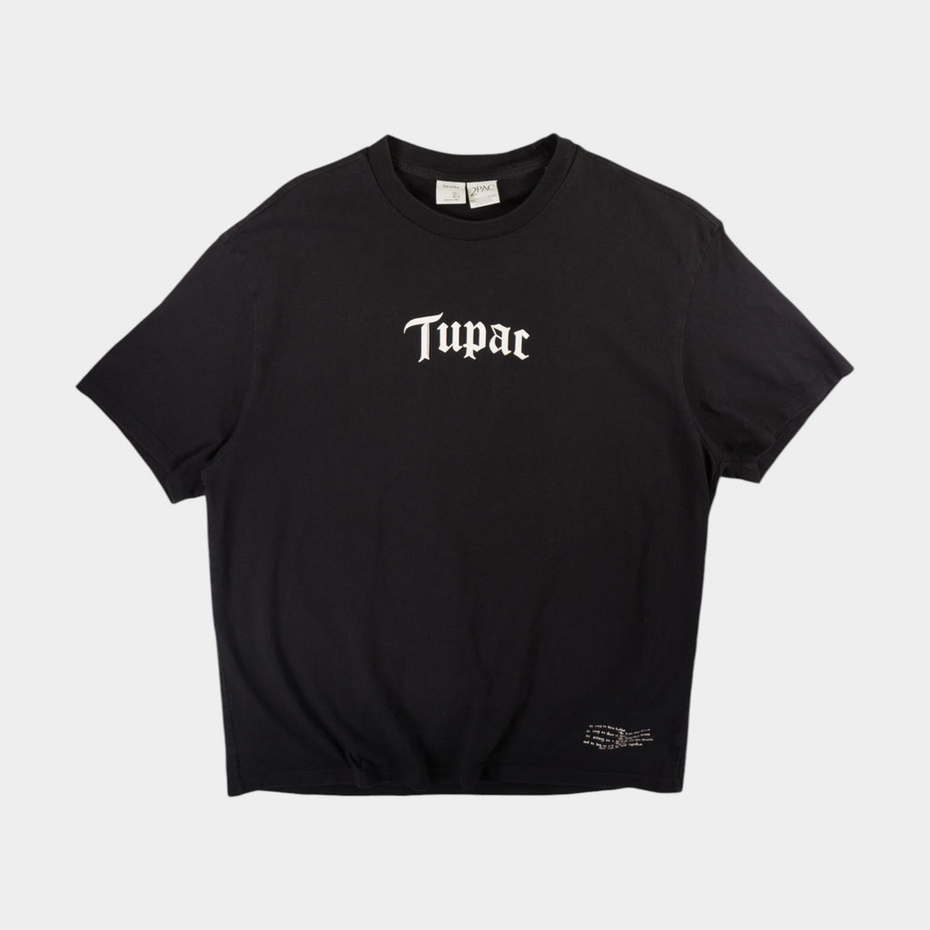 Bershka x 2Pac Черна Тениска