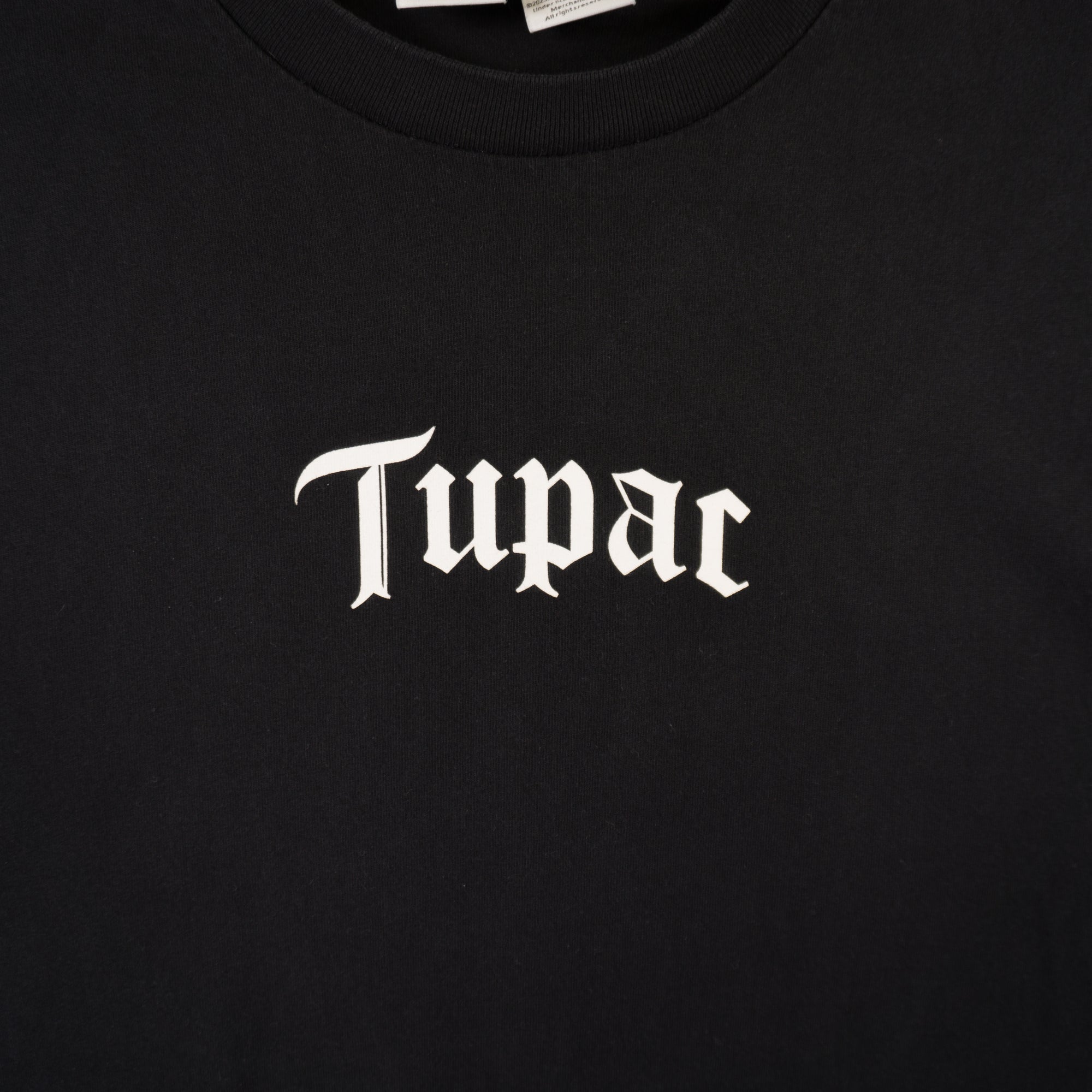 Bershka x 2Pac Черна Тениска
