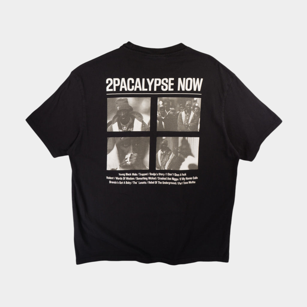 Bershka x 2Pac Черна Тениска