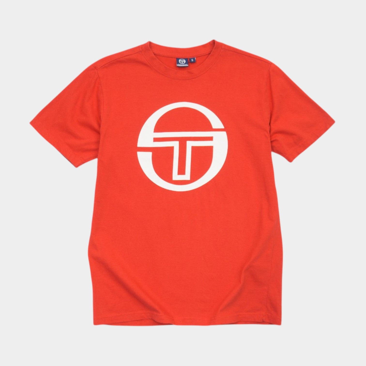 Sergio Tacchini Червена Тениска с Голямо Лого