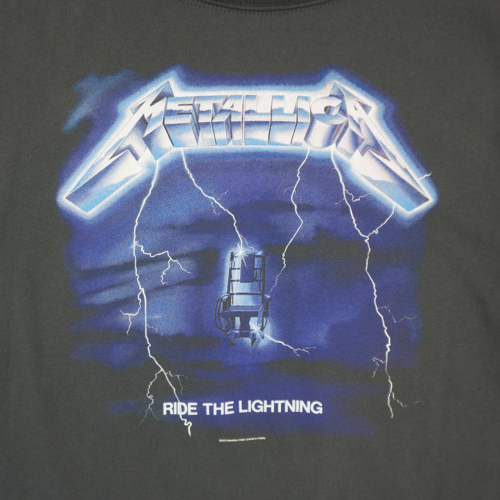 Metallica Ride The Lightning Сива Тениска с Графика