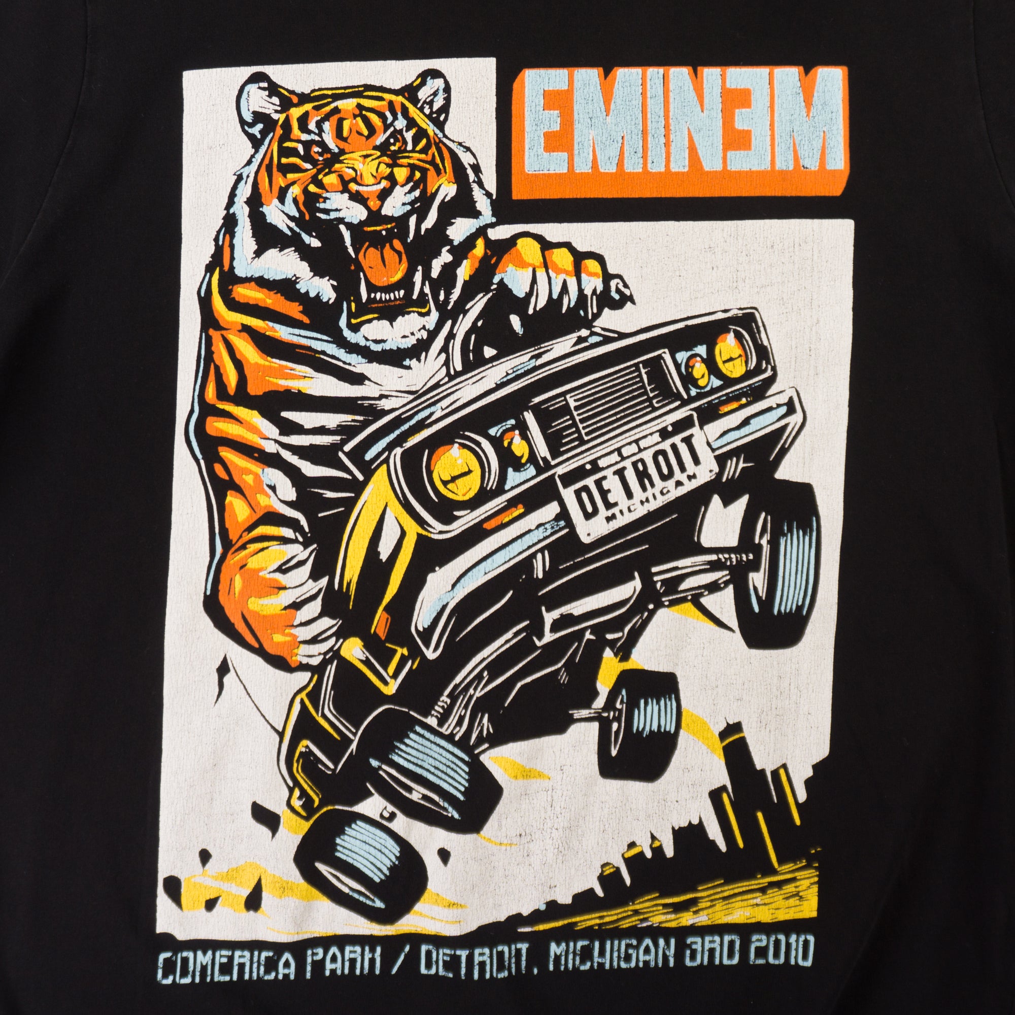 T-35 x Eminem Черна Тениска с Графика