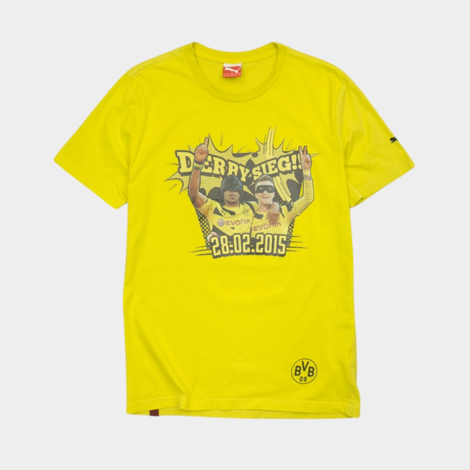 Puma Borussia Dortmund Жълта Тениска с Графика