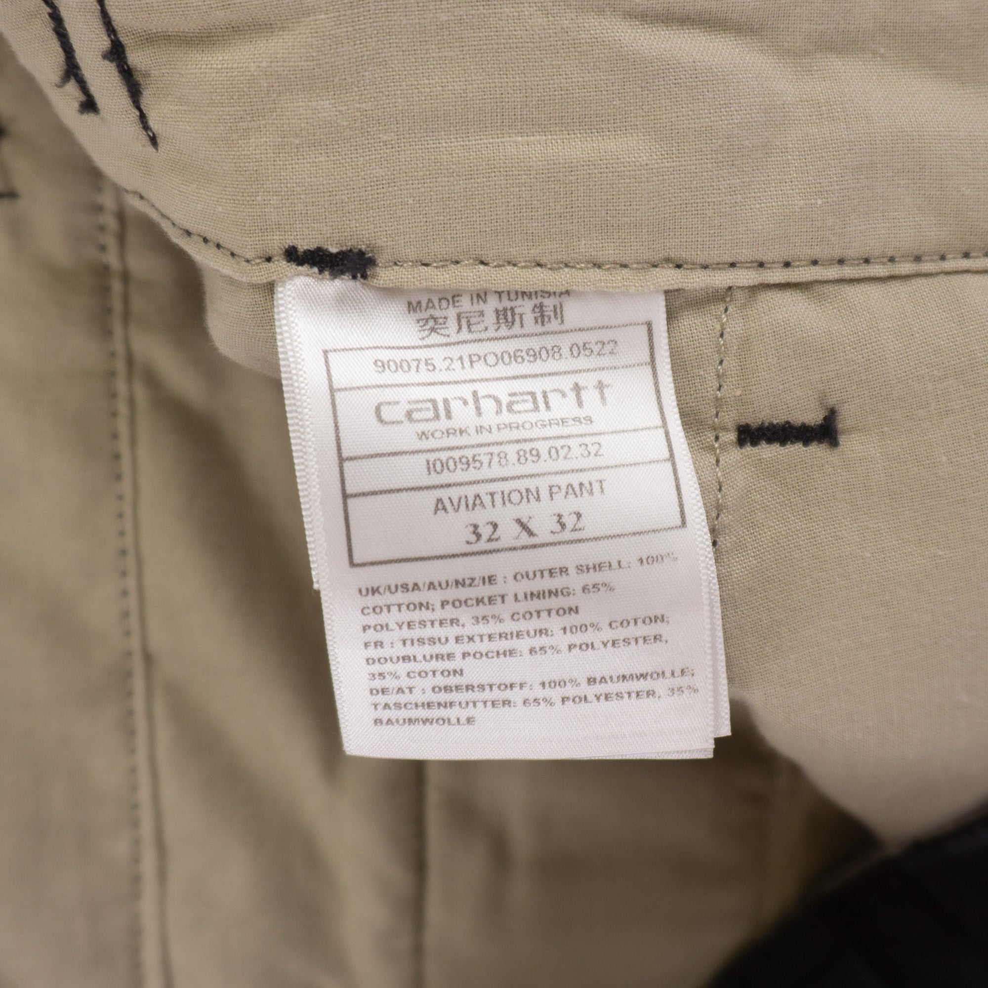 Carhartt WIP Черни Карго Панталони