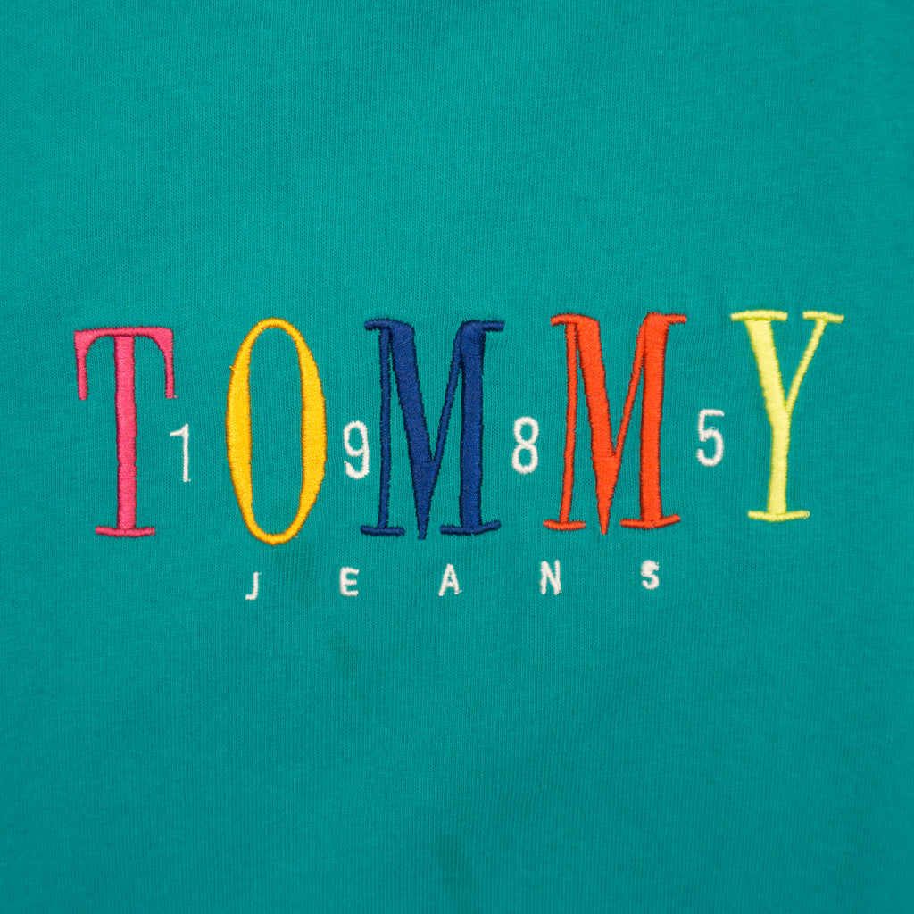 Tommy Hilfiger Синя Тениска с Бродирано Лого