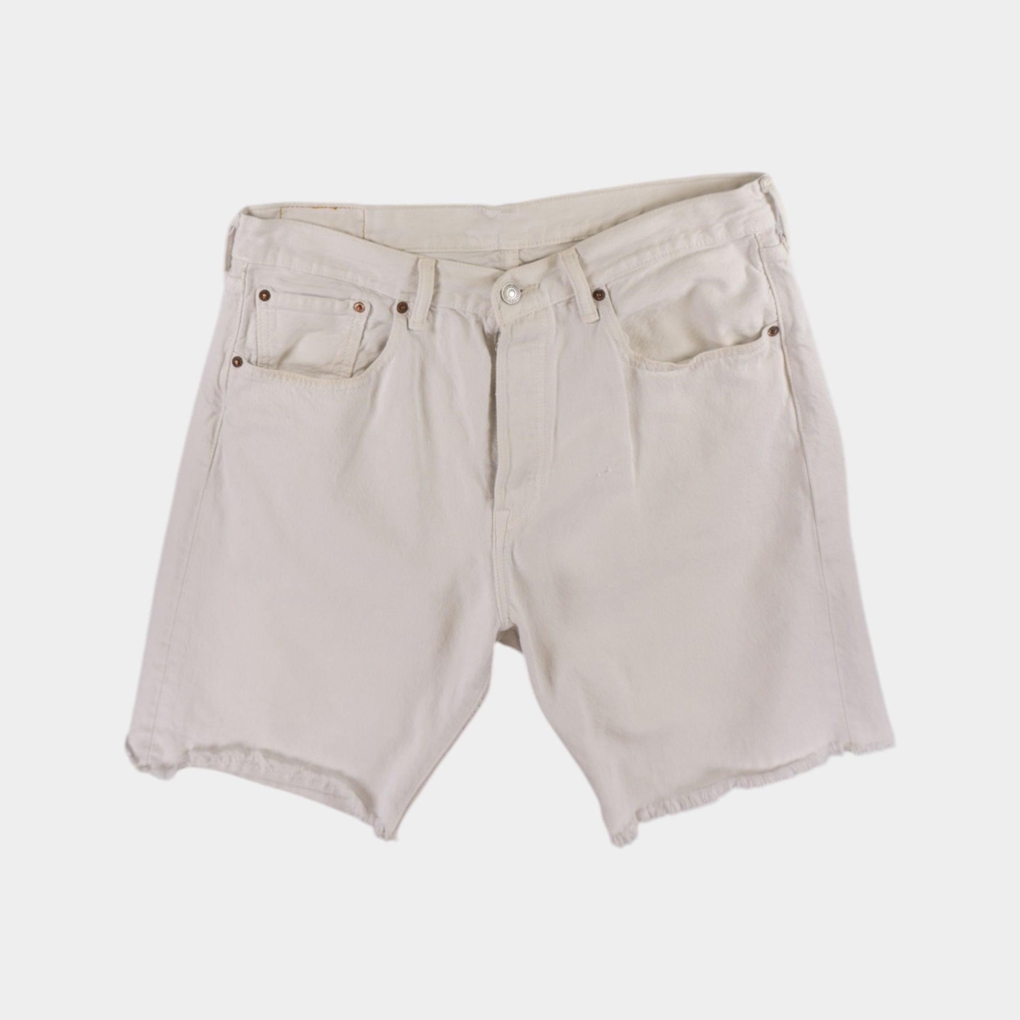Levi’s 501 Винтидж 2000-те Бели Къси Дънки