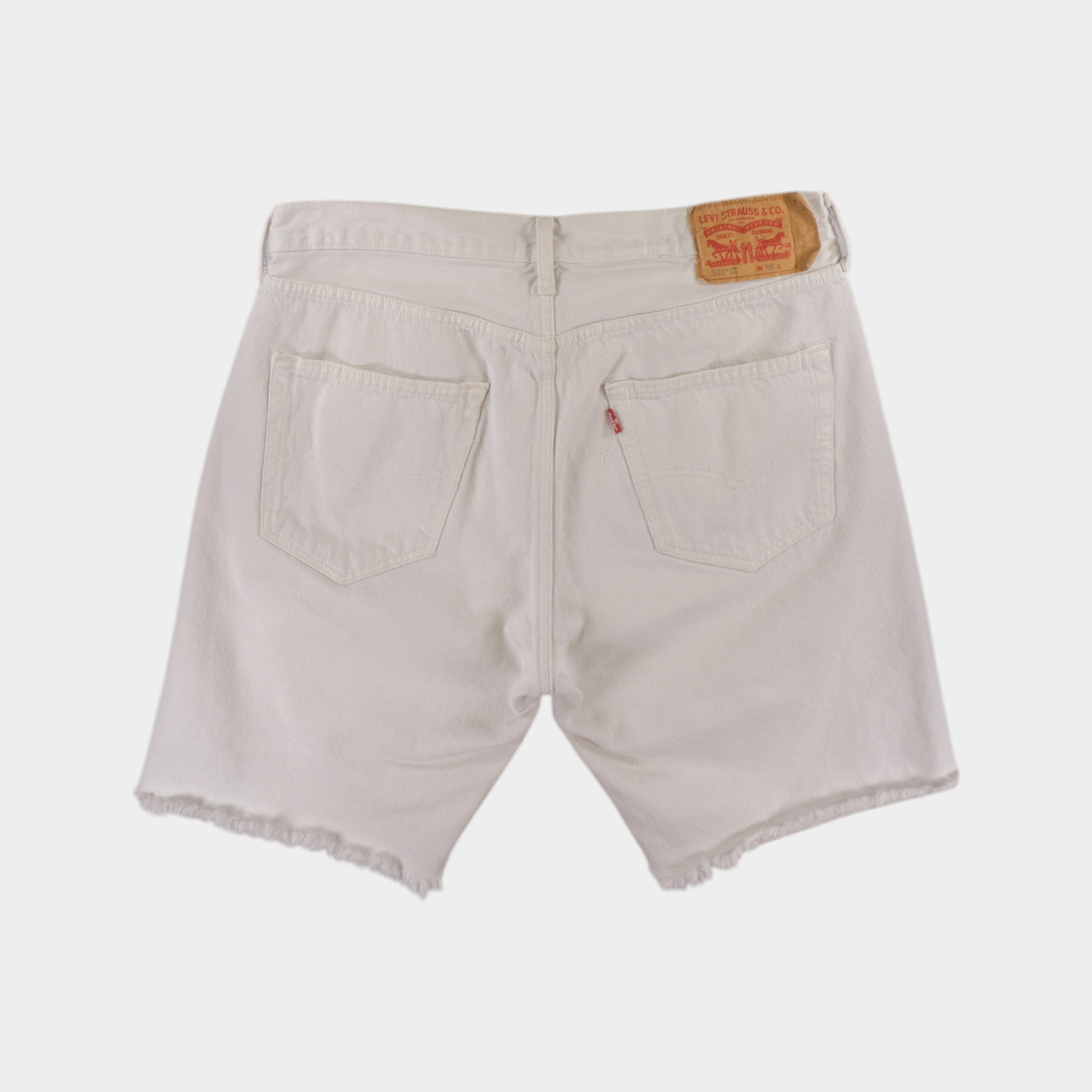 Levi’s 501 Винтидж 2000-те Бели Къси Дънки