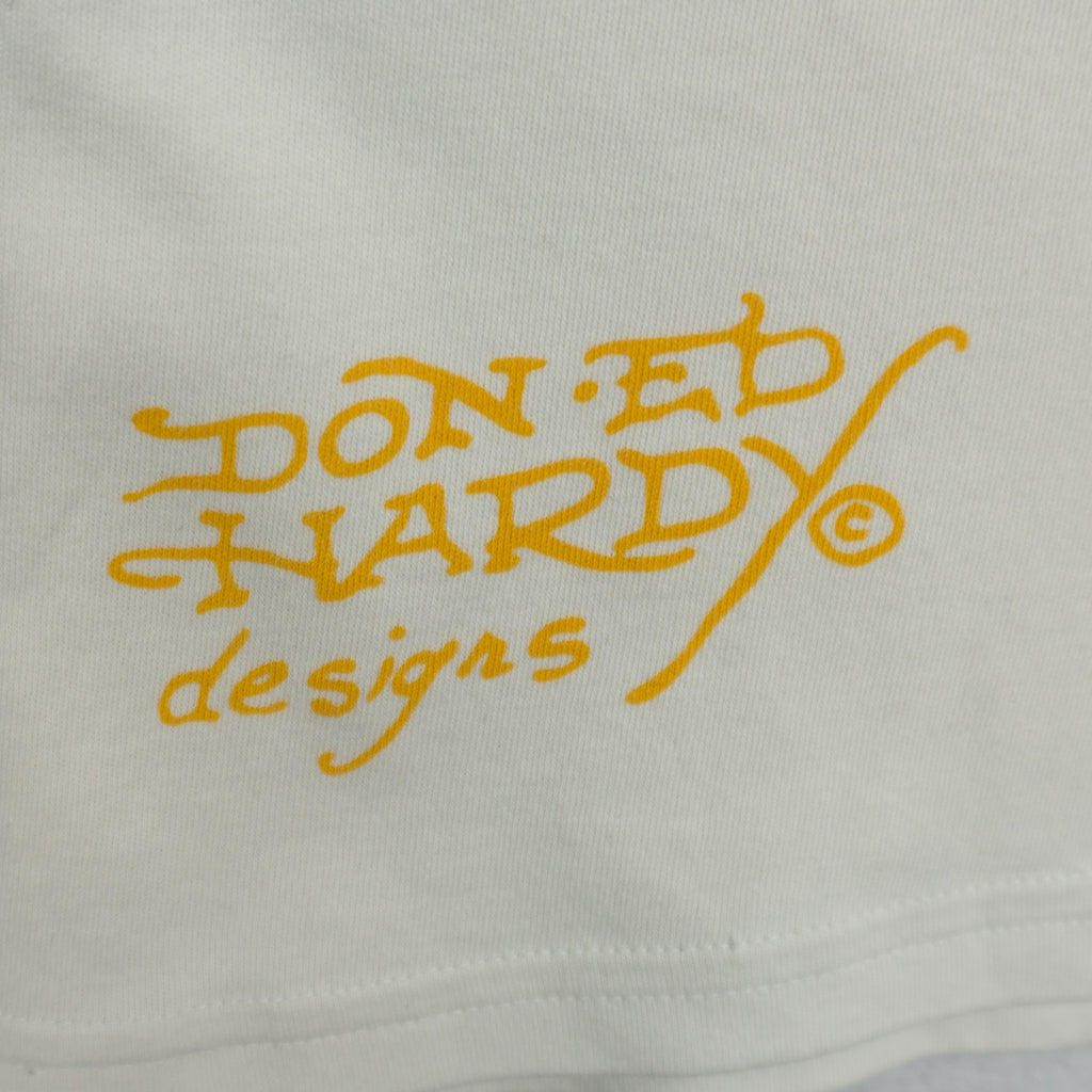 Ed Hardy Vintage Бяла Тениска с Графика