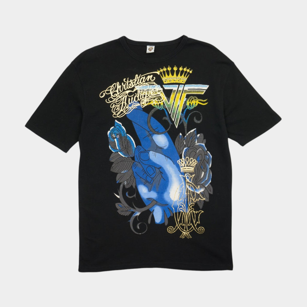 Ed Hardy Vintage Черна Тениска с Графика