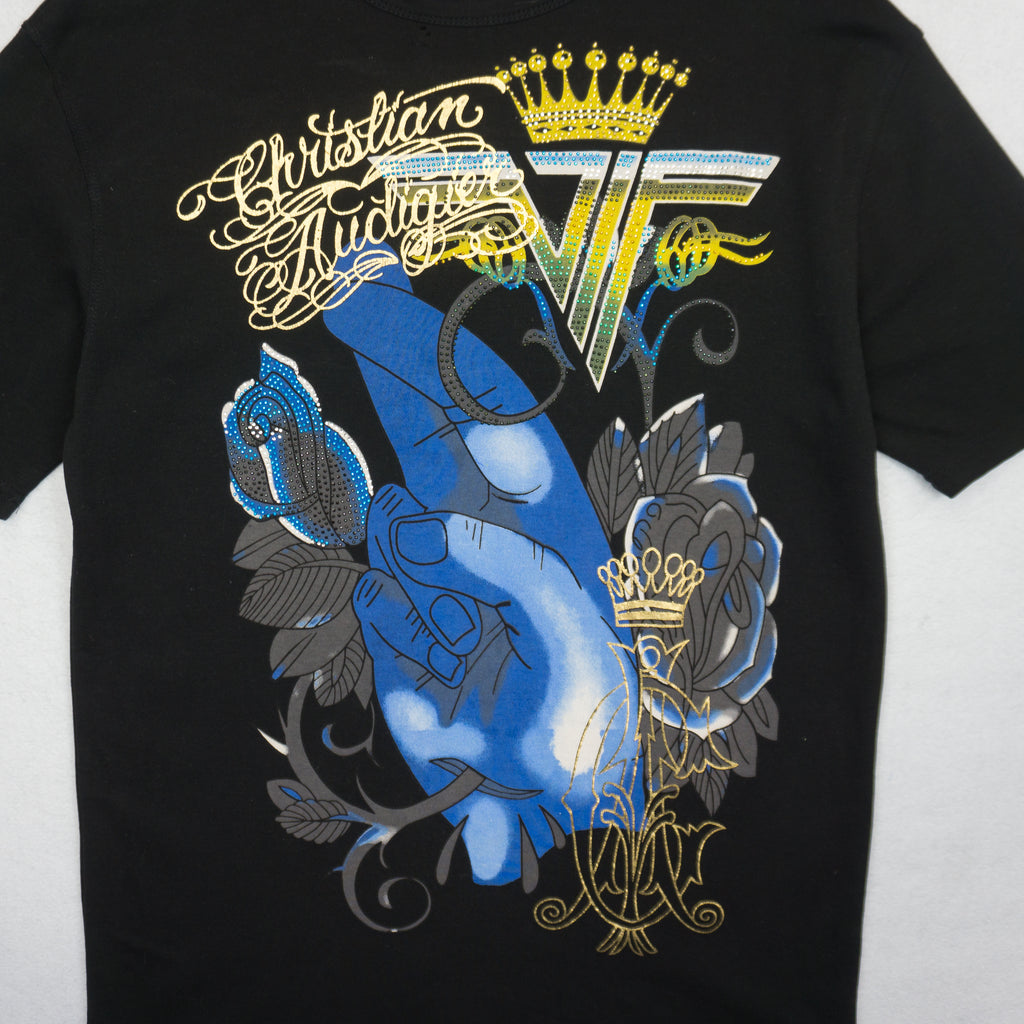 Ed Hardy Vintage Черна Тениска с Графика