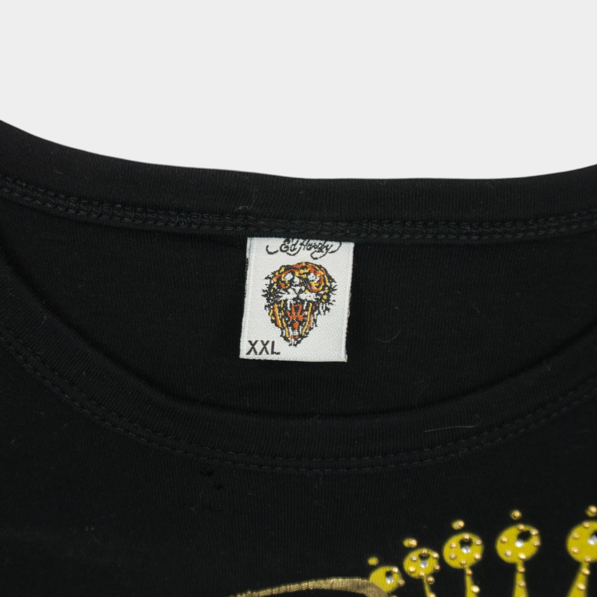 Ed Hardy Vintage Черна Тениска с Графика