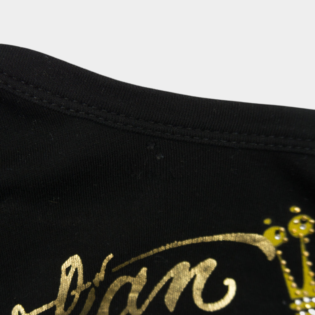 Ed Hardy Vintage Черна Тениска с Графика