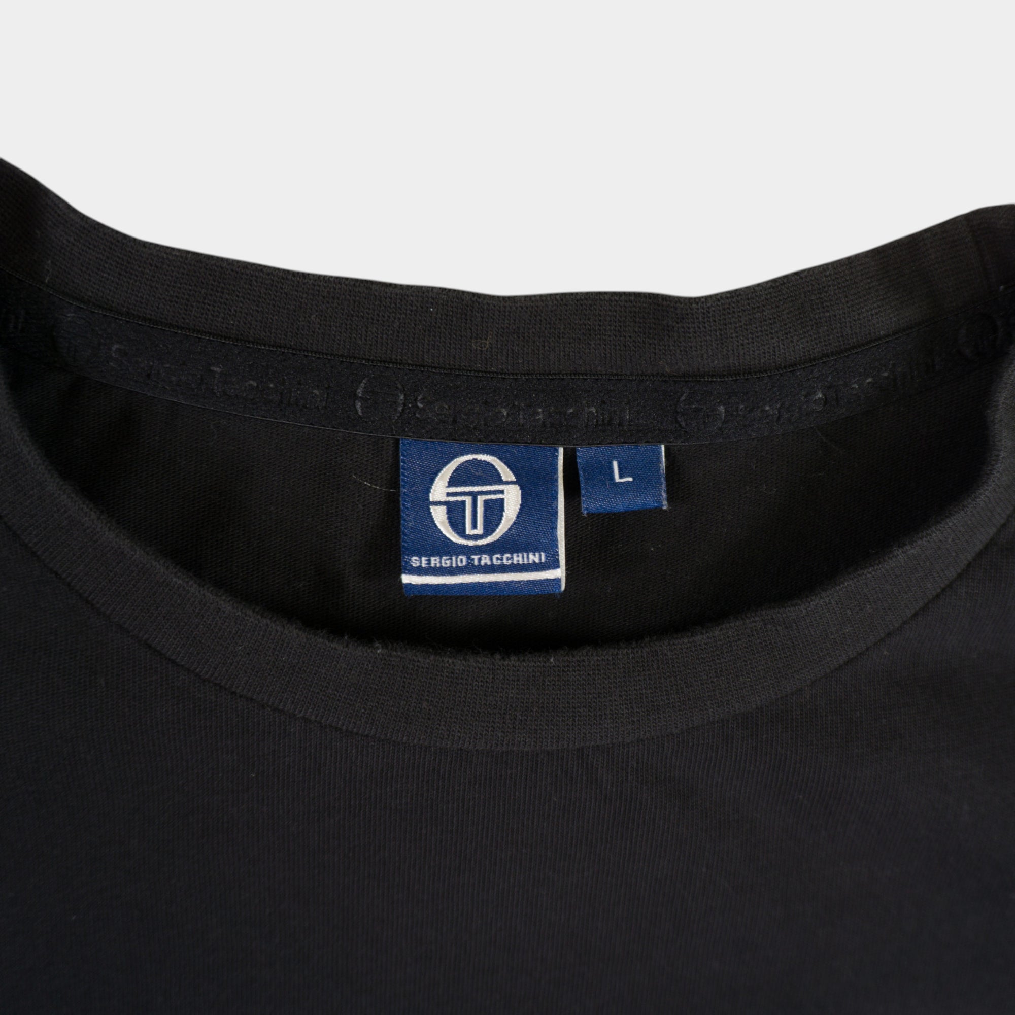 Sergio Tacchini Черна Тениска