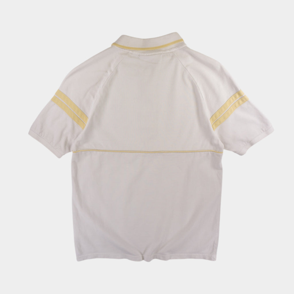 Sergio Tacchini Винтидж 2000-те Бяла Тениска с Яка